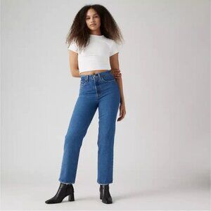Levi's® Premium RIBCAGE STRAIGHT ANKLE WOMEN'S JEANS size 26